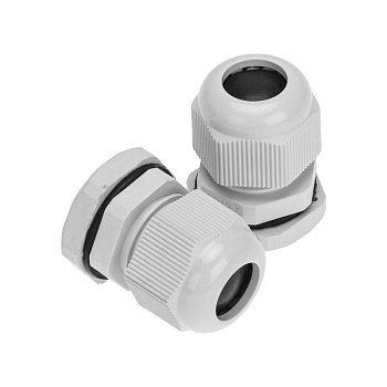 Ввод кабельный PG-13.5 (6-12мм) сер. комплект (уп.2шт) 07-8013-A2