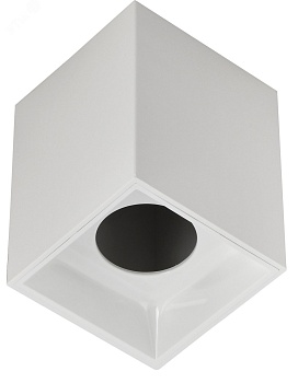 Светильник 4112 накладной поворотный GU10 бел. пласт. LT-UPB0-4112-GU10-1-K01