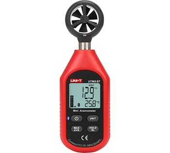 UT363BT - Измеритель скорости и температуры воздушного потока, термоанемометр с Bluetooth