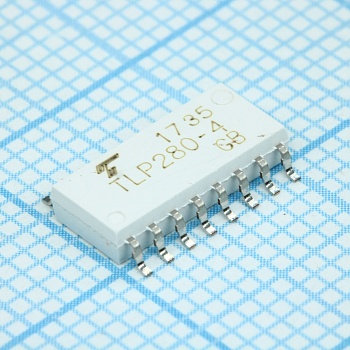 TLP280-4(GB-TP.J.F - Оптопара с транзисторным выходом 80V 50mA 2500 Vrms