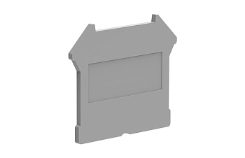 Торцевая крышка 303101 - Торцевая крышка для клемм SUK, цвет: серый