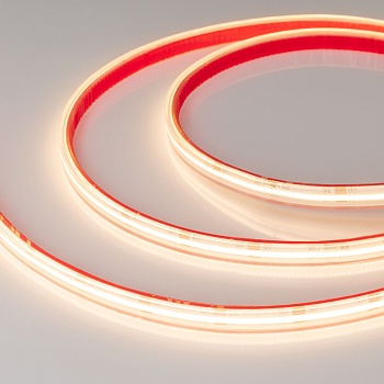 Лента герметичная COB-PS-X544-10mm 24V Warm3000 (11.5 W/m, IP67, CSP, 5m) 031909(2) - Светодиодная лента COB-PS-X544, герметичная IP67 (PS-силиконовая экструзия) сплошной засветки. Светодиоды CSP, 544 шт/м (2720 шт на 5 м), белая плата, ширина 10 мм, скот