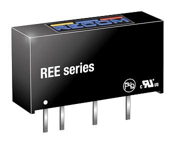 REE-0505S - Преобразователь DC/DC на печатную плату вход 5В выход 5В 0.2A 1Вт 4-Pin SIP туба