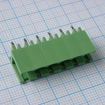 2EDGV-5.0-06P-14-00A(H) - Разъемный клеммный блок на плату, 6 контактов. Серия 2EDGV-5.0