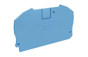 Торцевая крышка TP16-2-BU-EA - Торцевая крышка для клемм TP16-2-..., цвет: синий