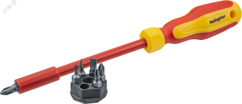 Отвертка 80 285 NHT-Оtd02-H6 (сменные биты, 6 шт.) 24487