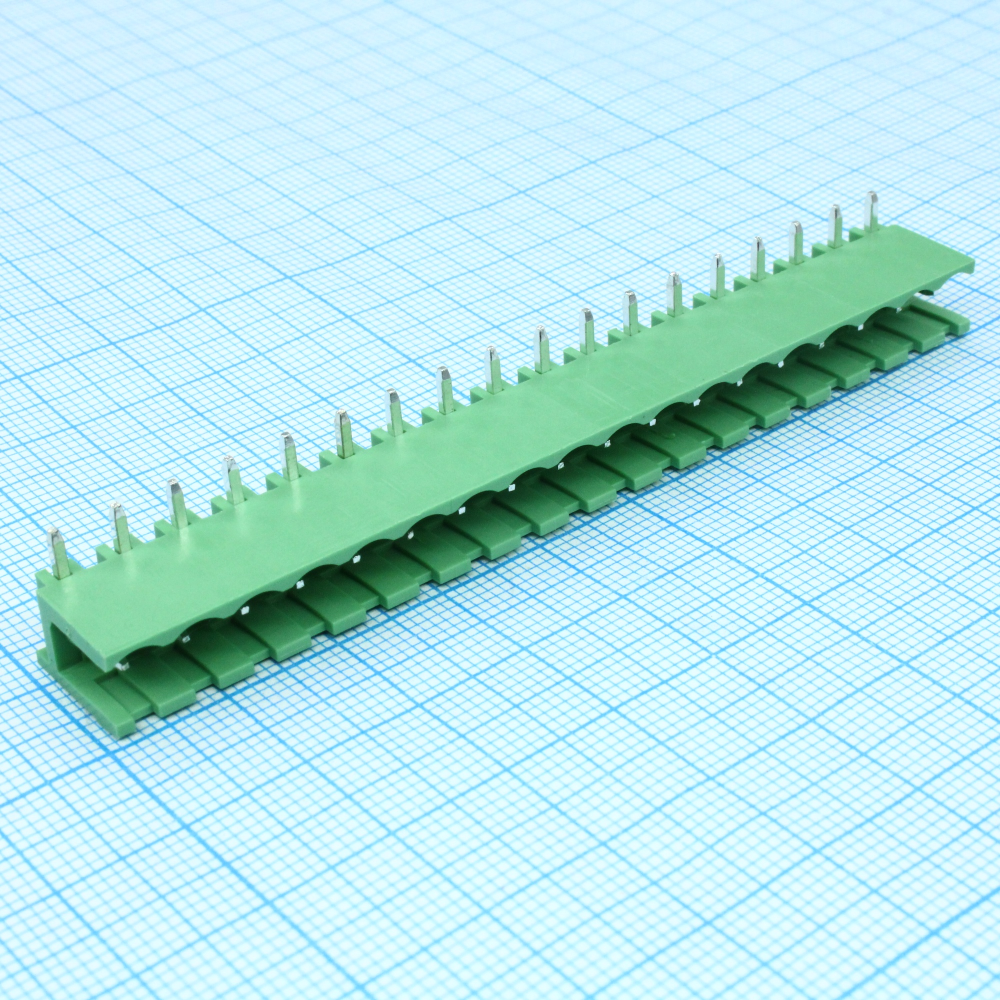 2EDGR-5.08-18P-14-00A(H) - Разъемный клеммный блок на плату, 18 контактов. Серия 2EDGR-5.08