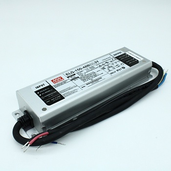 ELG-150-48B-3Y - AC-DC, 150Вт, IP67, вход 100…305В AC, 47…63Гц/142…431В DC, ККМ, выход 24...48В/4А, изоляция 3750В AC, в кожухе 199х63х35,5мм, -40…+70°С, димминг 3 в 1, с проводом заземления