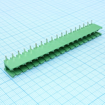 2EDGR-5.08-18P-14-00A(H) - Разъемный клеммный блок на плату, 18 контактов. Серия 2EDGR-5.08