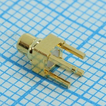 734152121 - Разъем MMCX Коаксиальный, Прямое Гнездо, Вертикальный Монтаж в отверстие 50Ом 0....6ГГц