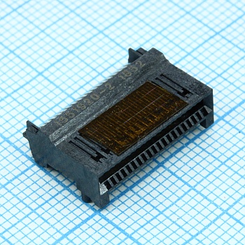 1551920-2 - Разъем zQSFP-RCP 38 контактов шаг 0.8 мм луженый угловой для поверхностного монтажа лента на катушке