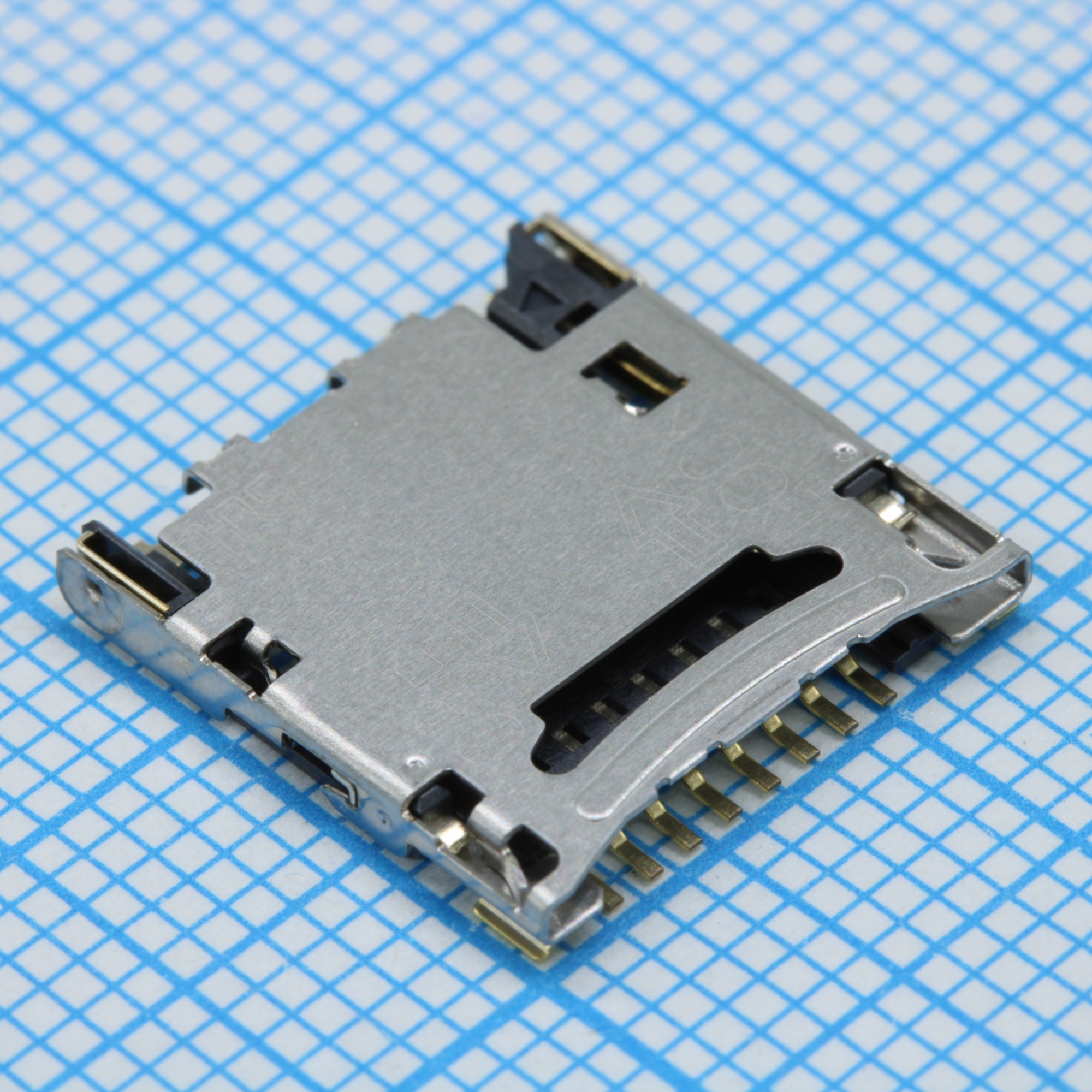 DM3C-SF - Разъем держатель карты микро SD (SMT) 8 контактов на плату