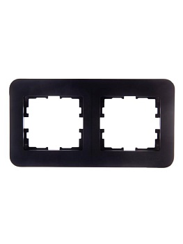 Рамка 2-м Karina Life горизонт. черн. бархат 708-4200-147