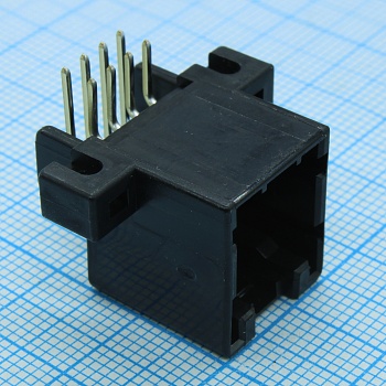 174049-2 - Разъем межплатный 8 контактов шаг 2.5мм угловой монтаж в отверстие автомобильного применения лоток