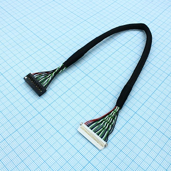 317040033 - Кабель LVDS 317040031 является сигнальным кабелем, передаёт управляющие сигналы с стандарте LVDS с платы управления на индикатор