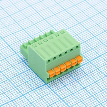 15EGTKD-2.5-06P-14-00 - Разъемный клеммный блок, Серия 15EGTKD-2.5 6 контактов