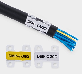 Держатель маркера DMP-2-30/2 - Контейнер для маркера, крепление на кабеле стяжкой, высота устанавливаемого маркера 4,6 мм, в упаковке 200 держателей для установки маркера HIC