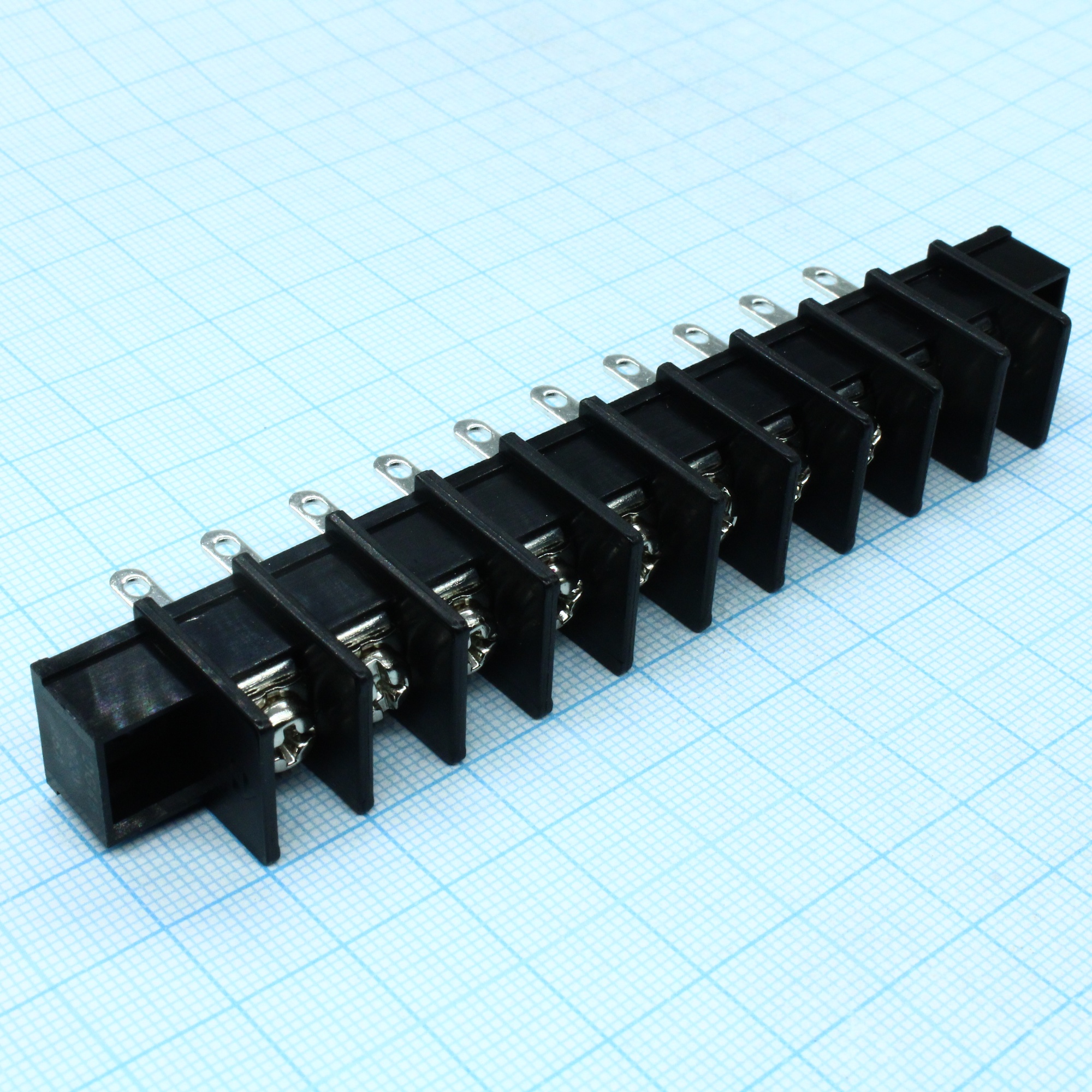 DG45H-A-10P-13-00A(H) - Барьерный клеммный блок 10 контактов. Серия DG45H-A