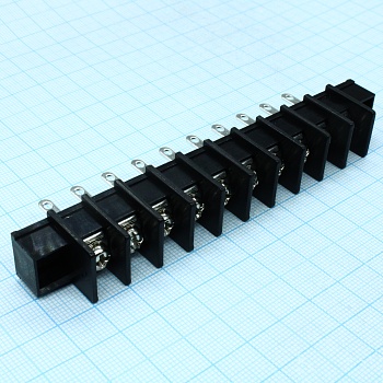 DG45H-A-10P-13-00A(H) - Барьерный клеммный блок 10 контактов. Серия DG45H-A