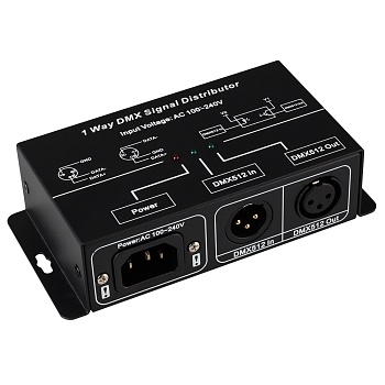 Усилитель DMX-сигнала LN-DMX-1CH (220V) 016921 - Для усиления входного DMX-сигнала с оптической изоляцией входа от выхода (>1000V) и возможностью дальнейшего каскадирования выхода DMX на 32 устройства. Размер 144,5х72,5х38 мм