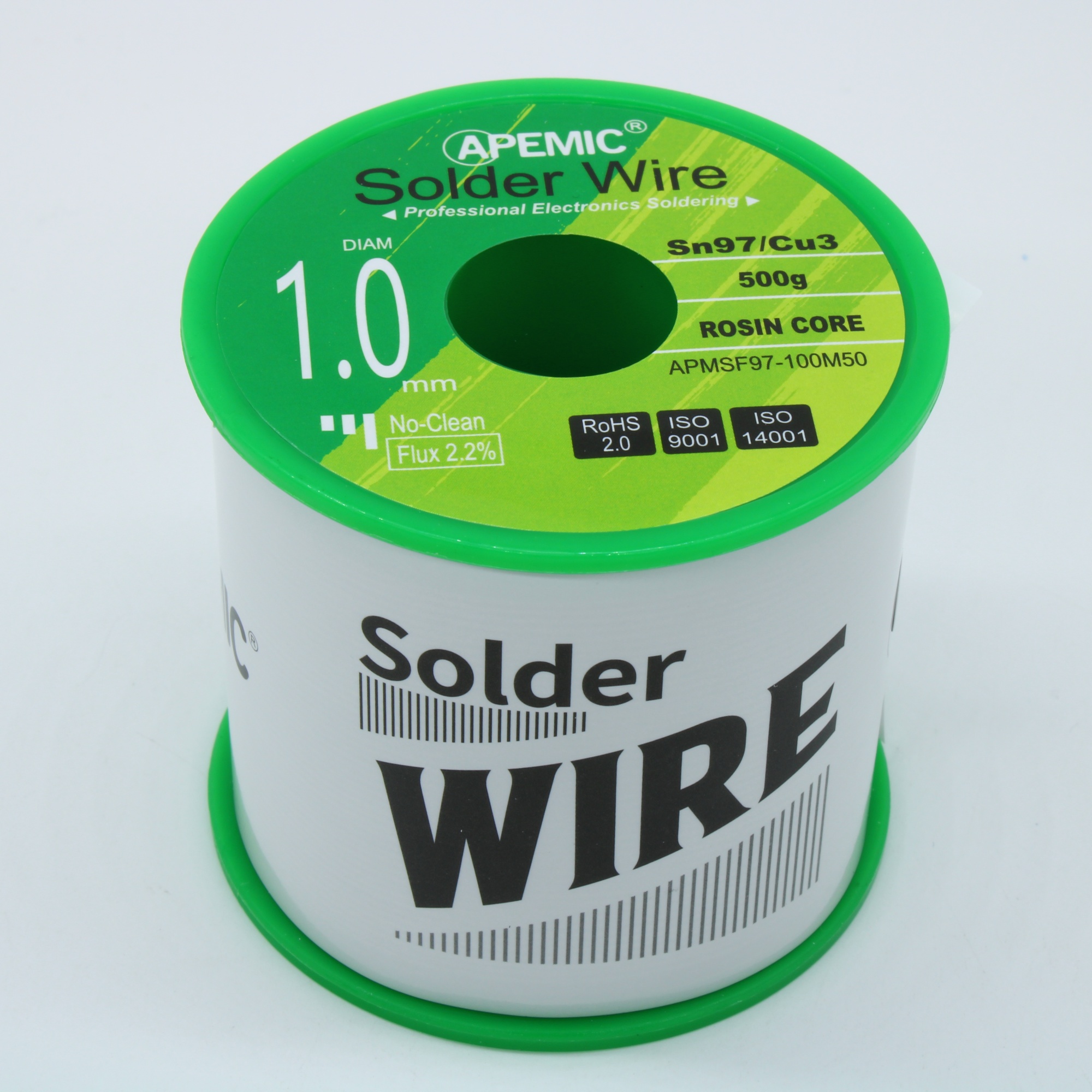 Припой Sn97Cu3 ROL0 1.0мм 500гр - Припой трубчатый бессвинцовый 1.0мм 500гр., с флюсом 2.2%