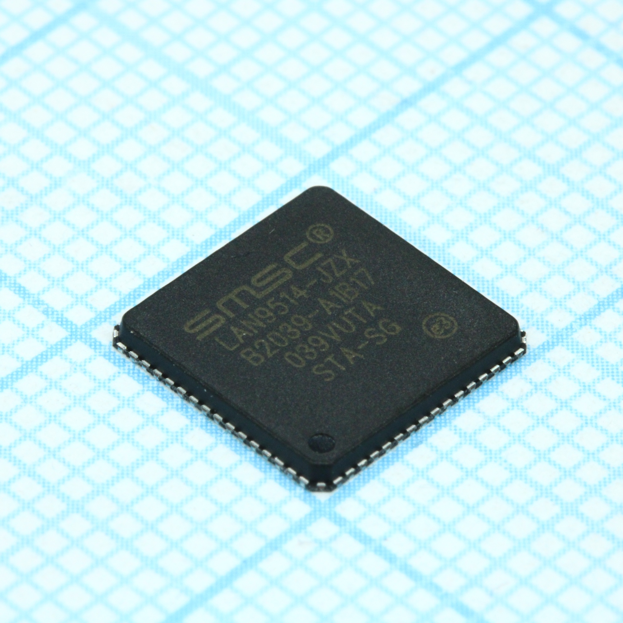 LAN9514-JZX - Контроллер USB 2.0 HUB и Ethernet 64-QFN