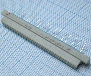 СНП58-16/95х9Р-20-2-В - Прямая розетка в два ряда