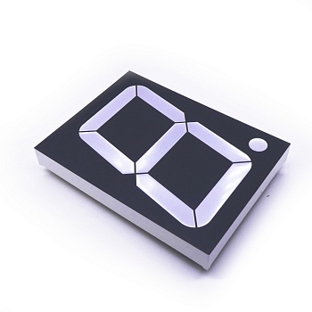 FYS-40011DPG-21 - 1 разрядный индикатор 101,6мм/зеленый/520нм/260-310мкд/ОА