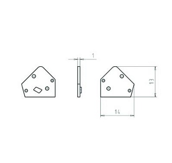 Бок.крышка 07.300.6653.3 - Торцевая крышка для клемм серии 8181FK цвет: темно-серый