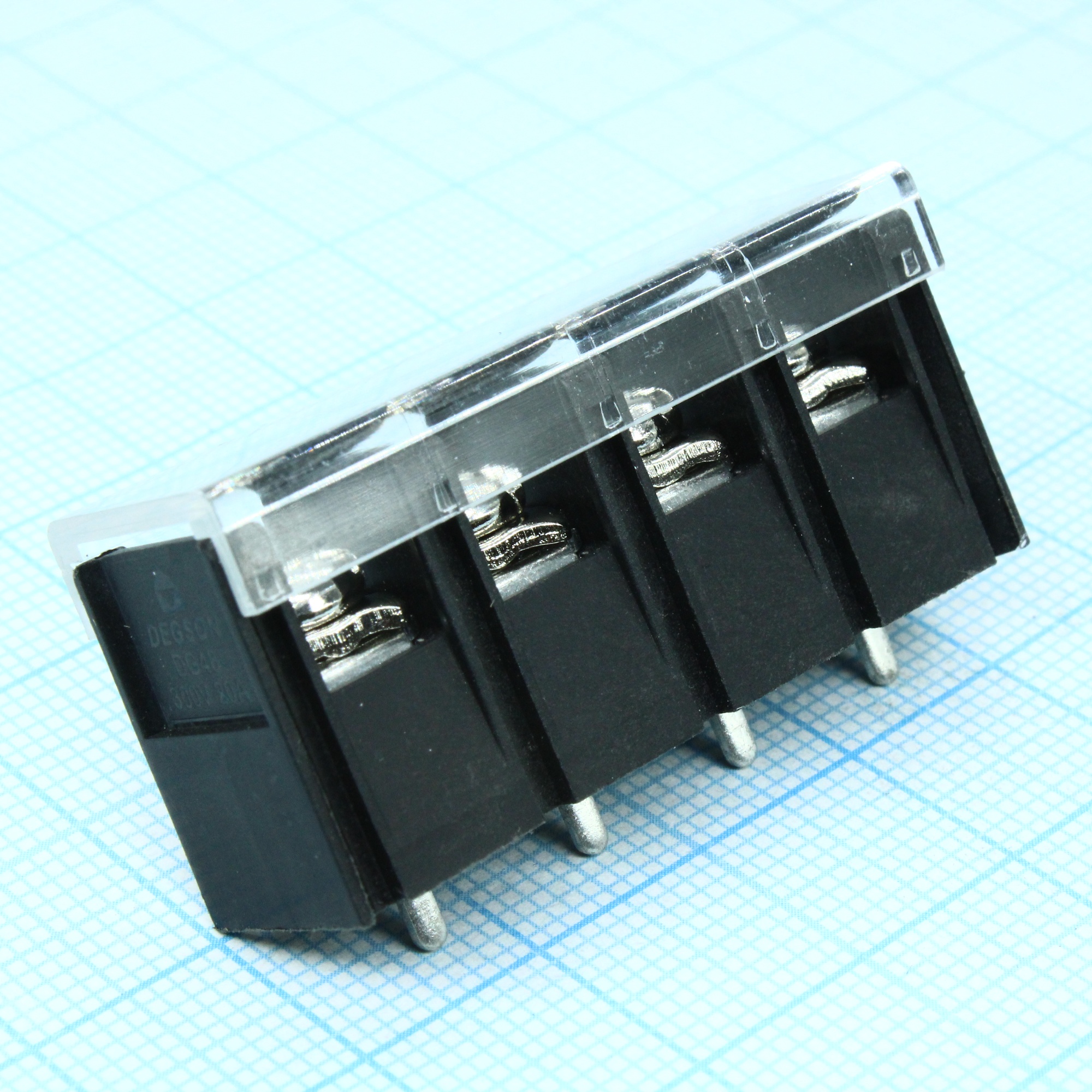 DG48C-B-04P-13-00A(H) - Барьерный клеммный блок 4 контакта. Серия DG48C-B