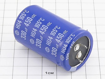 Конденсатор 330мкФ 450В 30x50 105°C