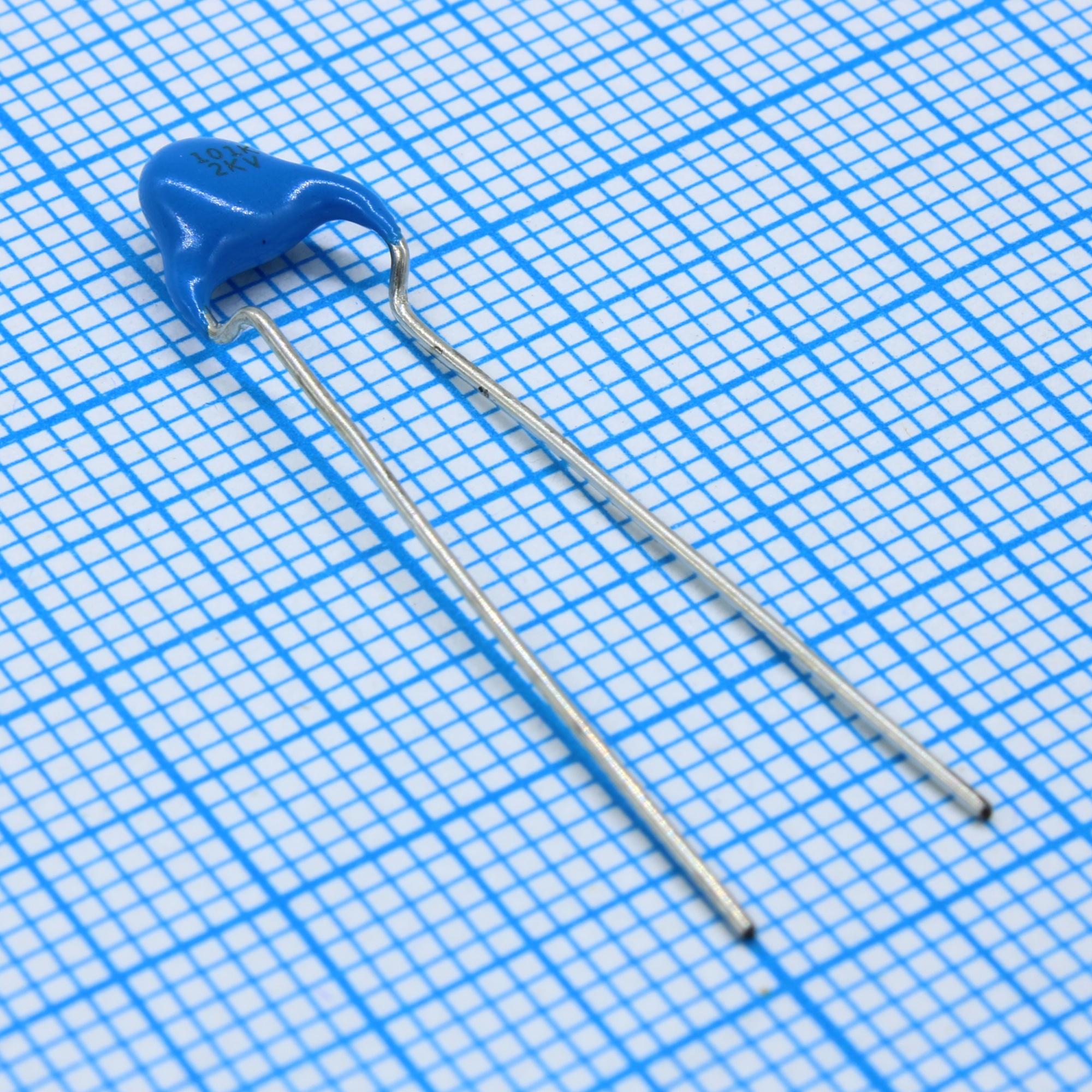 CK45-B3DD101KYVNA - Конденсатор керамический высоковольтный 2000В 100пФ ±10%