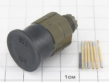 Розетка СНЦ144К-6/9РО11-AWК ОТК