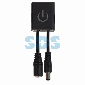 Сенсорный выключатель для светодиодной ленты, 5,5х2,1 мм, 12/24 В, 36/72 Вт, 3 А 143-105-3