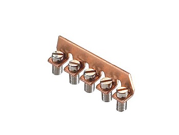 Соед. мостик VB WK 4-2 - Соединительная перемычка, винтовая, неизолированная, 2 полюса, для клемм: WK 4/U; WK 4TKS, цвет: желтый