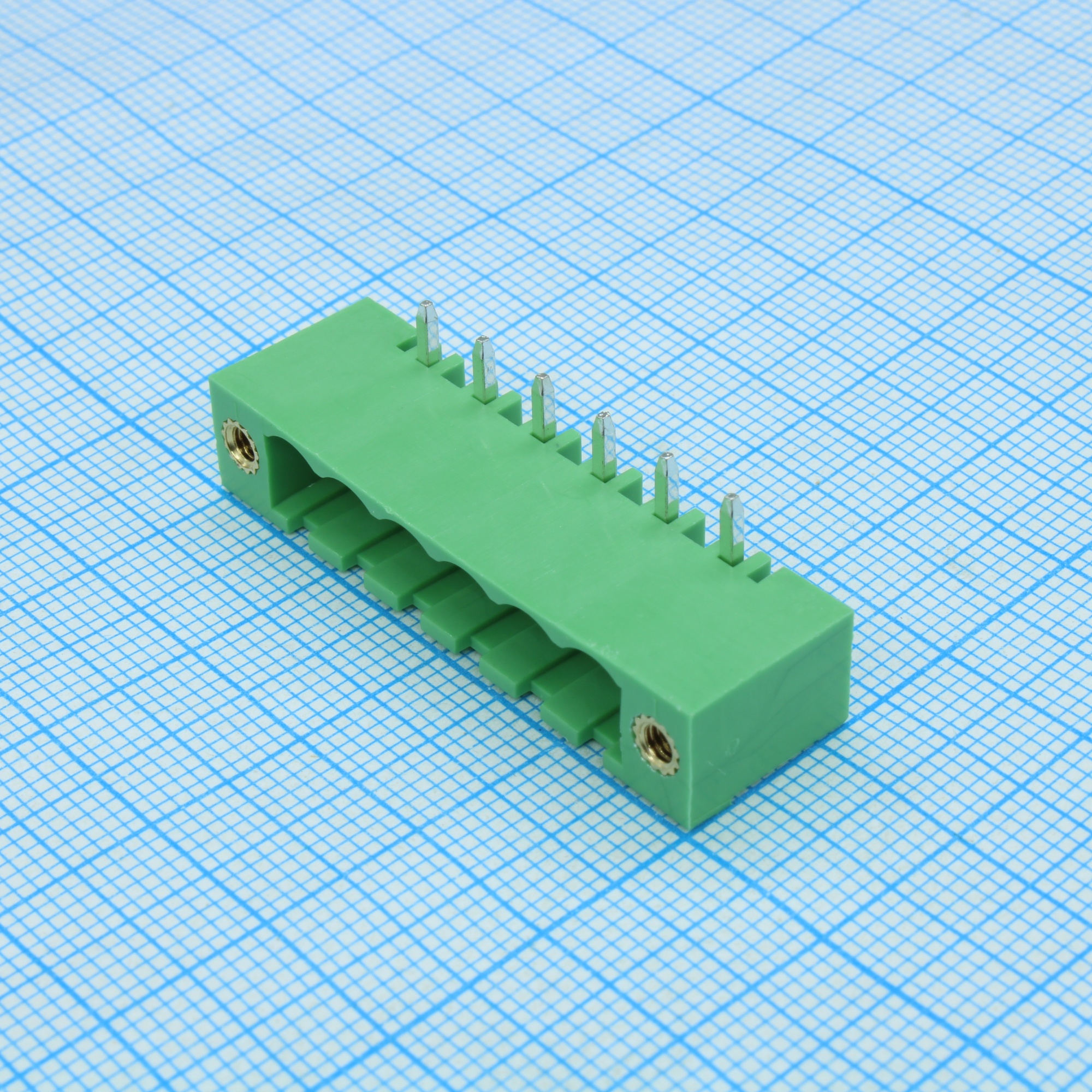 2EDGRM-5.08-06P-14-00A(H) - Разъемный клеммный блок на плату, 6 контактов. Серия 2EDGRM-5.08