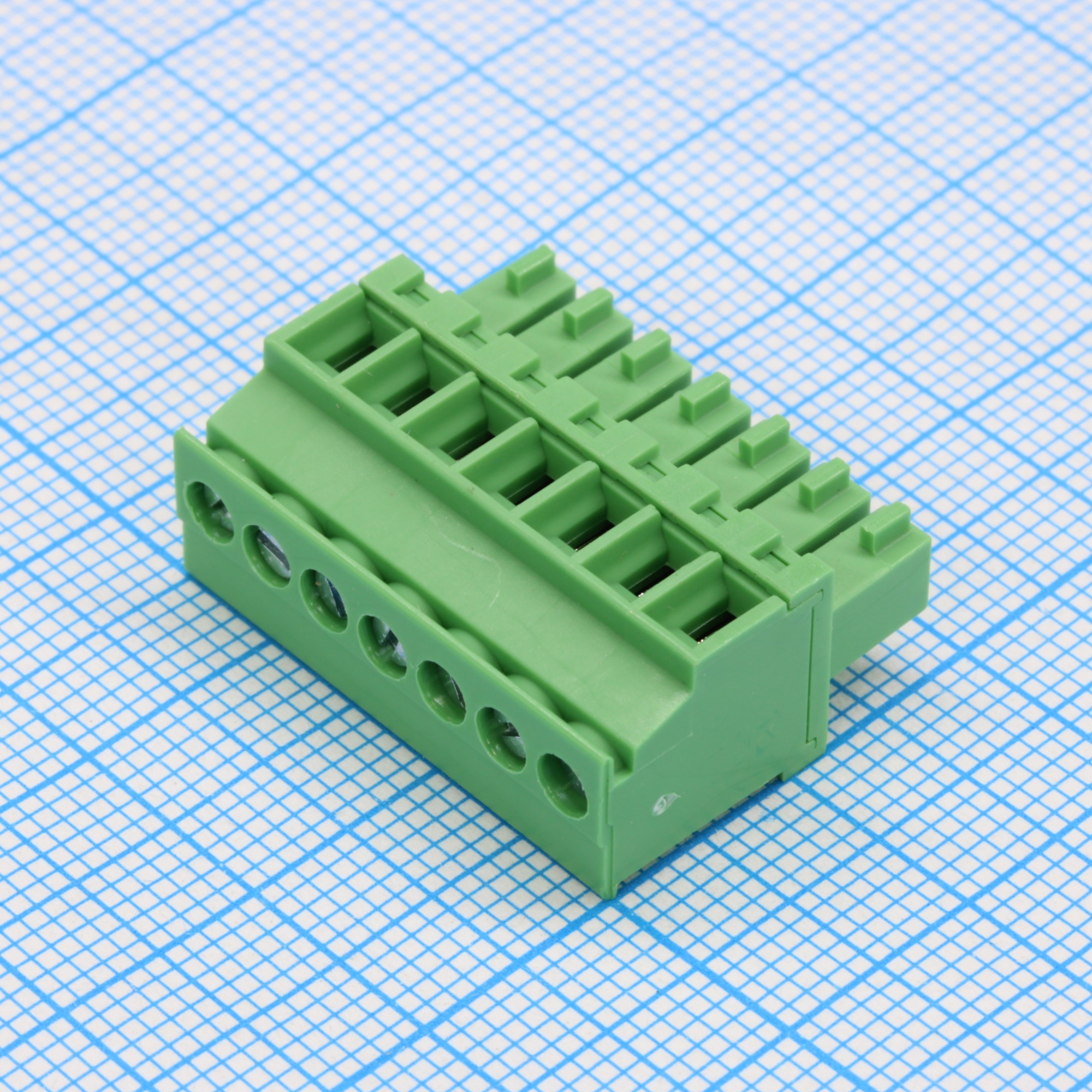 15EDGKA-3.5-07P-14-100A(H) - Разъемный клеммный блок. Серия 15EDGKА-3.5, 7 контактов