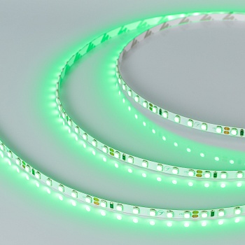 Лента RT-A120-5mm 24V Green (9.6 W/m, IP20, 2835, 5m) 015663(2) - Светодиодная узкая лента RT-A120, открытая. Светодиоды 2835, 120 шт/м (600 шт на 5 м), белая плата, ширина 5 мм, скотч 3M. Цвет ЗЕЛЁНЫЙ 525 nm, угол 120°. Питание 24V, мощность 9.6 Вт/м (48