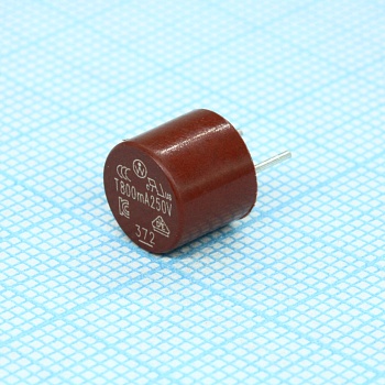 37208000411 - Предохранитель замедленного быстродействия 250В 0.8А ~ 8.5x8мм радиальные выводы