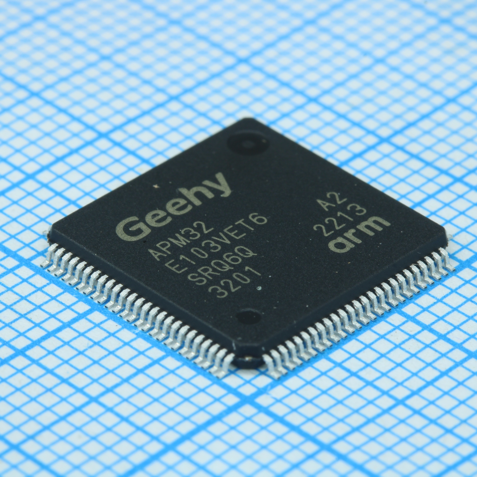 APM32E103VET6 - Микроконтроллер 32-бит ядро ARM Cortex-M3 120МГц Флэш-память 512кБ статическое ОЗУ 128кБ -40°С...+105°С