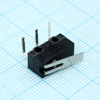 D2F-01-FLA - Микропереключатель с лапкой одна контактная группа на переключение 100мА 30В