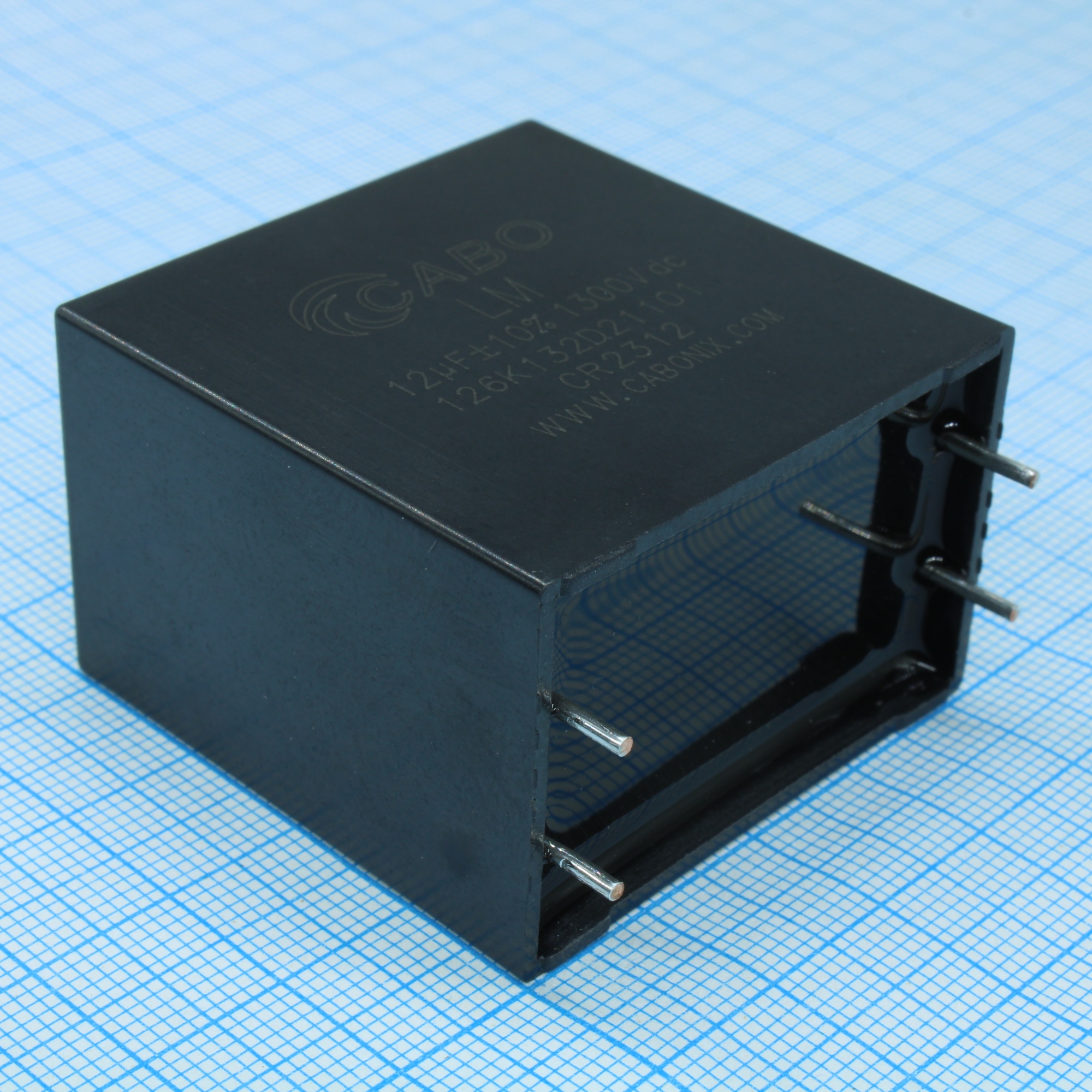 126K132D21101 - Конденсатор металлоплёночный полипропиленовый 12 мкФ 10%, 1300 В dc, 22A, 42*28*42mm, P=37,5