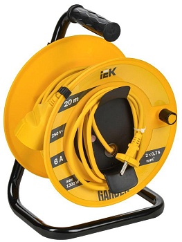 Удлинитель на катушке 1х20м Garden УК20 2P 2х0.75кв.мм GD-KP40-06-01-20