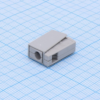 GT222-8.5-01P-11-00 - Пружинный клеммник на печатную плату. 1 контакт.