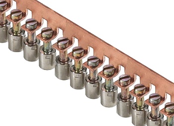 Соед. мостик VB WK 6 M-40 - Соединительная перемычка, винтовая, не изолированная, 40 полюсов, для клемм: WK 6/U