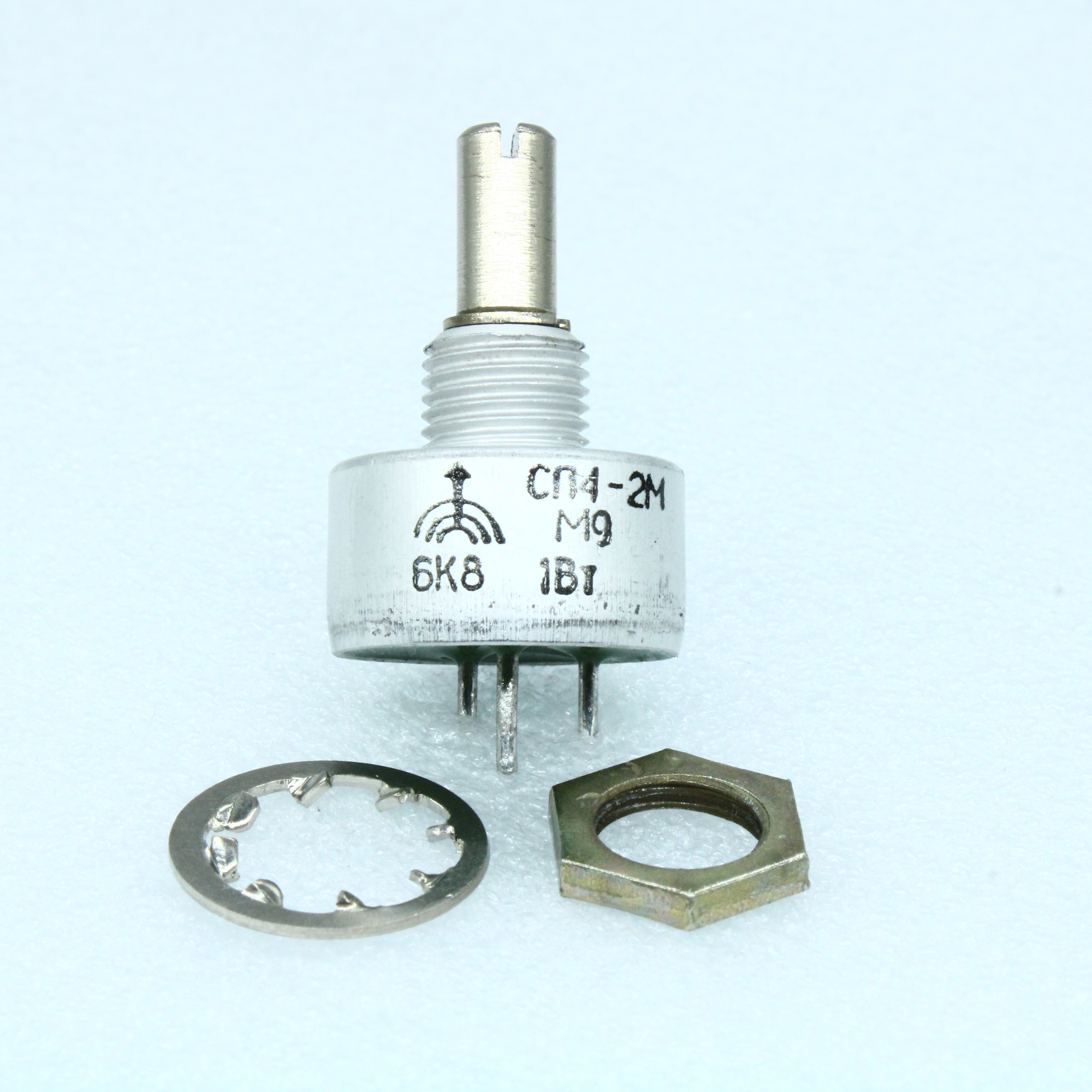 СП4-2Ма 1 А 2-20     6.8К - Резистор переменный подстроечный непроволочный 6.8кОм 1Вт