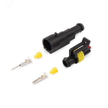 РГА-1П - Разъем герметичный автомобильный, 1 контакт, жила сечением 0.5-1.5мм2