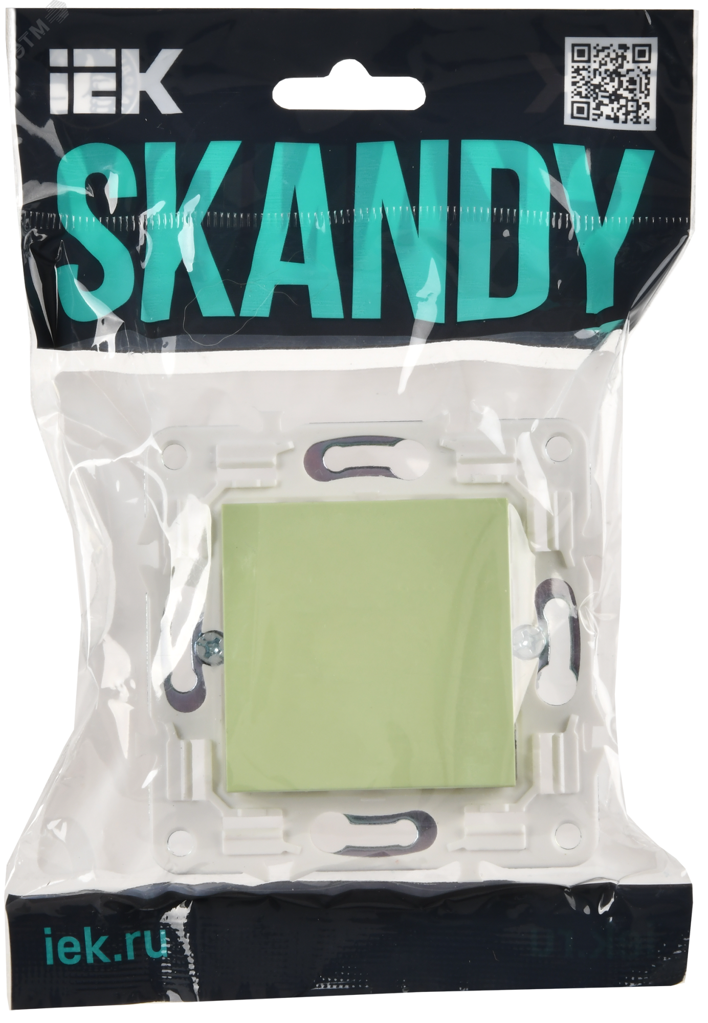 SKANDY Заглушка с суппортом SK-C01G мятный IEK SK-PL10-K06