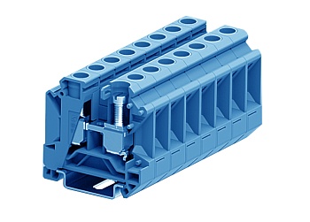 Проходная клемма 316992 - Проходная клемма, SUK 1-1, тип фиксации провода: винтовой, номинальное сечение: 16 мм кв., 76A, 800V, ширина: 12,2 мм, цвет: синий, тип монтажа: DIN 35