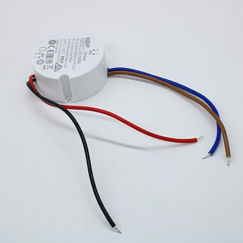 RC15W350 - AC-DC, 15Вт, токовый выход, вход 198…264В AC, выход 350мА/30…42В, ККМ, в кожухе Ф50х21мм, -20…+60°С